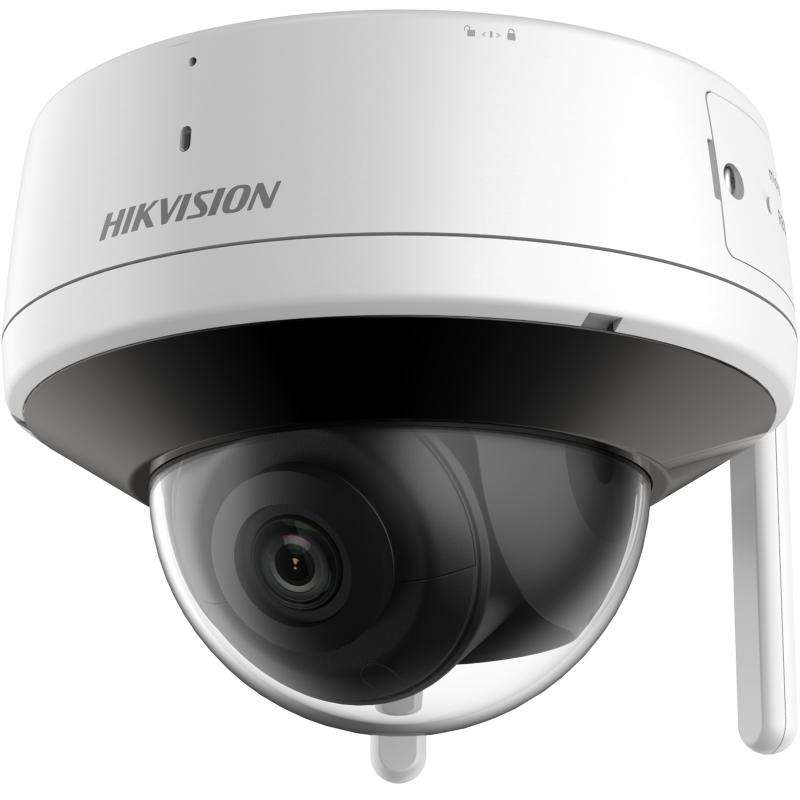 Hikvision Security - Hikvision - 4 MP Outdoor Audio Fixed Dome WiFi Camera - Hikvision Security -...