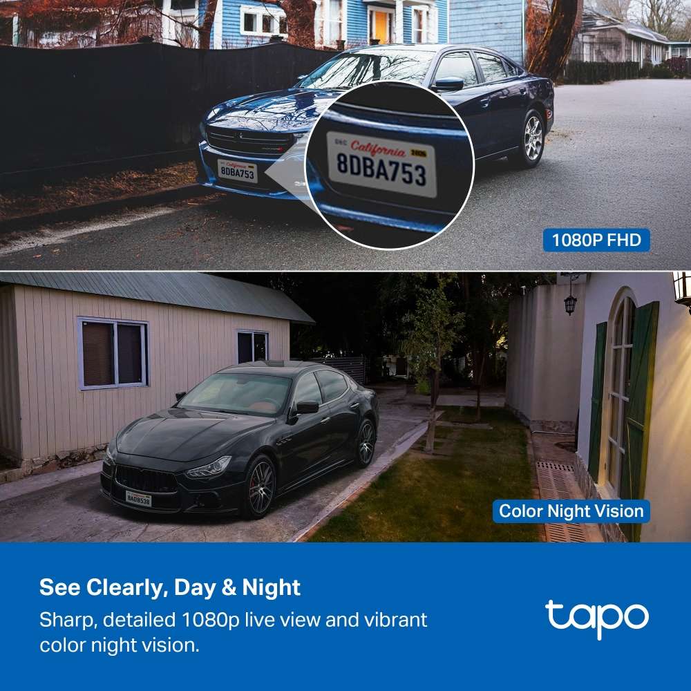 Tp-Link - Tapo Solar Power WiFi 1080P Camera - Tp-Link - Tapo Solar Power WiFi 1080P Camera