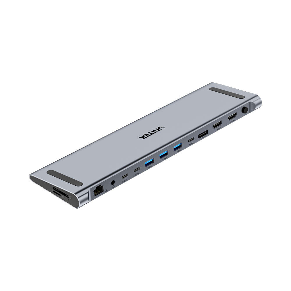 Unitek - D1106a | Uhub15+ Usb Type-C Triple 4k KVM Port Replicator Pedestal - Unitek - D1106a | U...