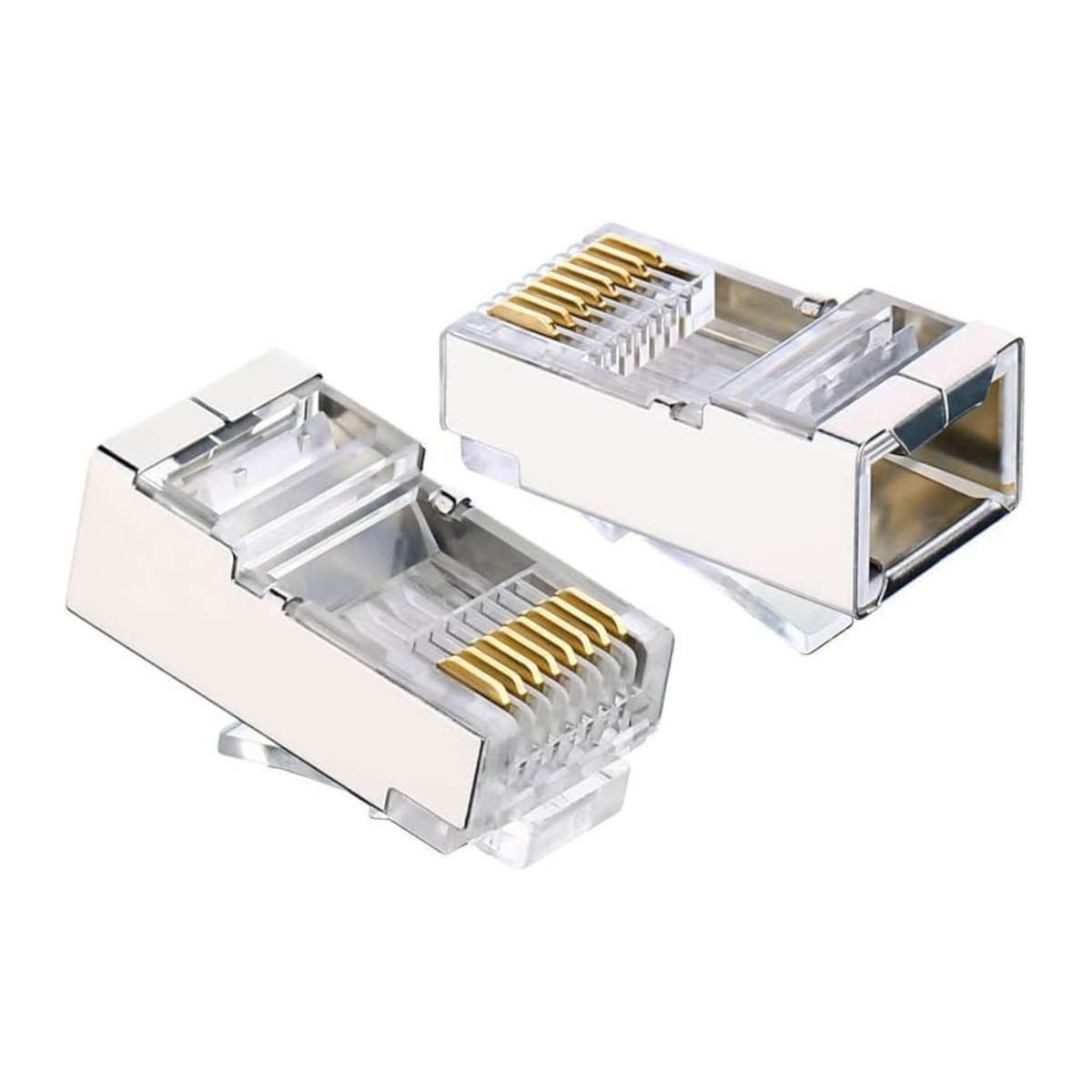 Ugreen - CAT6 FTP RJ45 Modular Plugs 10 Pack - Ugreen - CAT6 FTP RJ45 Modular Plugs 10 Pack