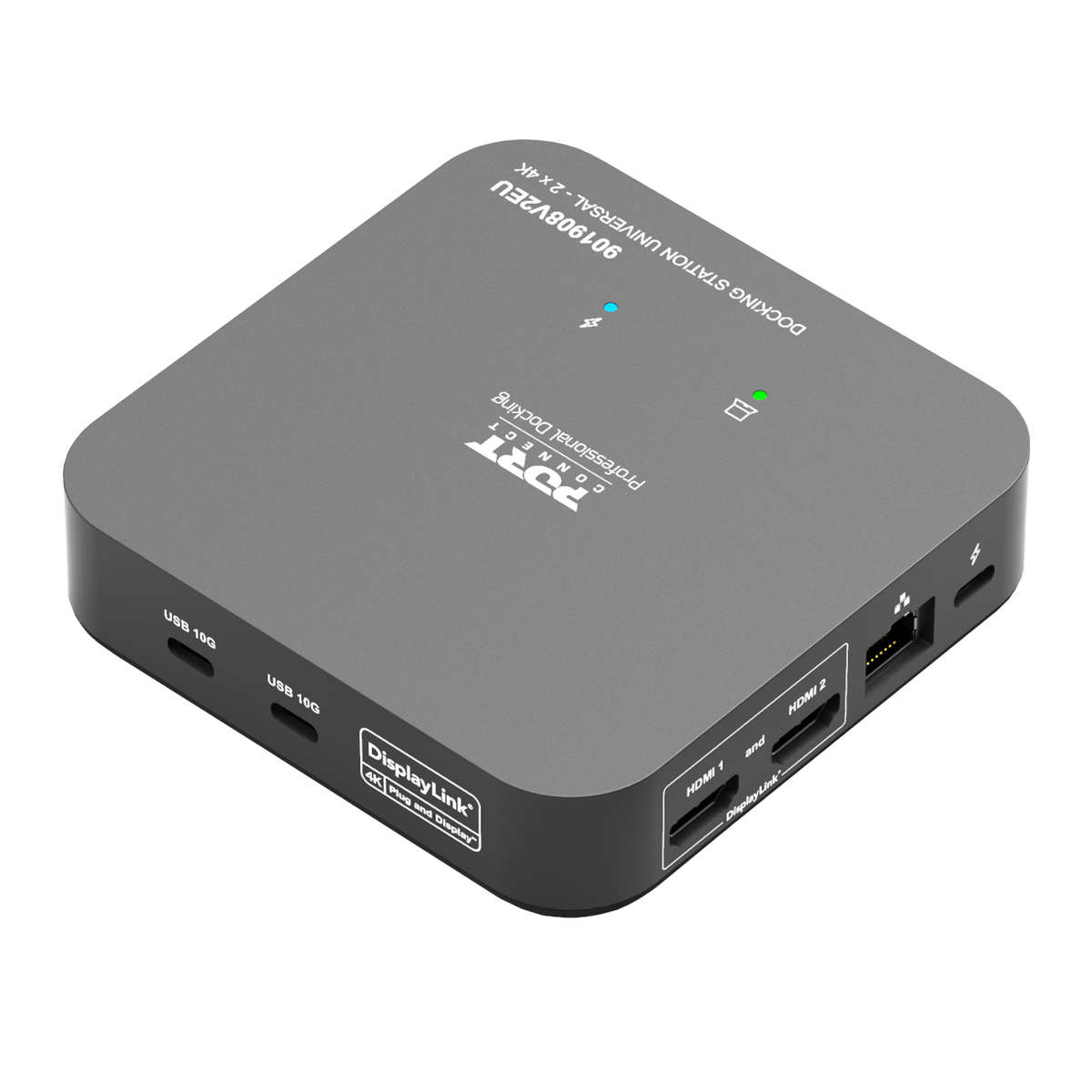 Port - Connect - Multi-port USB Type-C 2x4K Office Docking Station - Port - Connect - Multi-port ...
