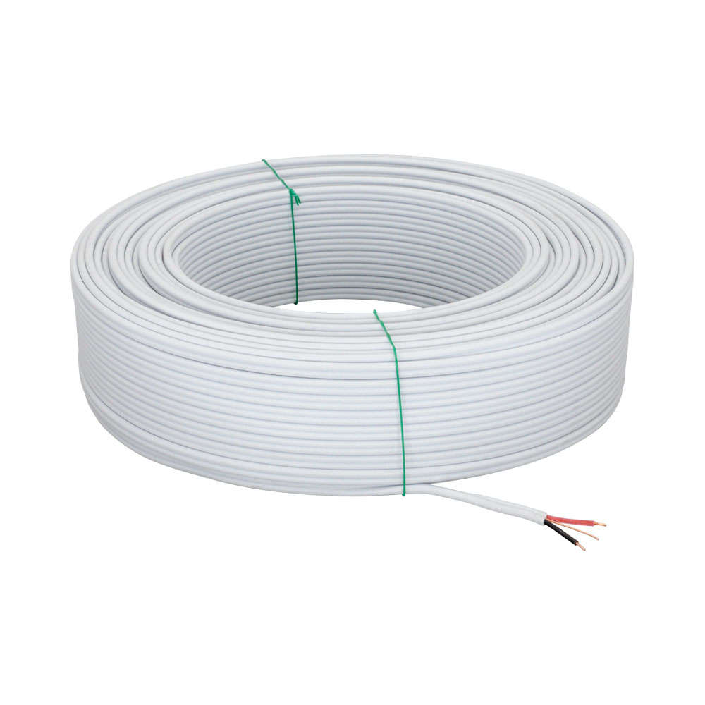 LinkQnet - 100M Flat 1.5mm Twin And Earth Cable Coil  White - LinkQnet - 100M Flat 1.5mm Twin ...