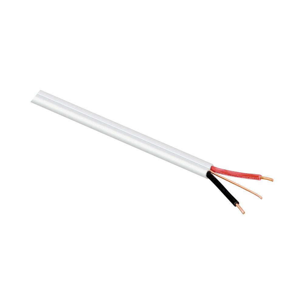 LinkQnet - 100M Flat 1.5mm Twin And Earth Cable Coil  White - LinkQnet - 100M Flat 1.5mm Twin ...