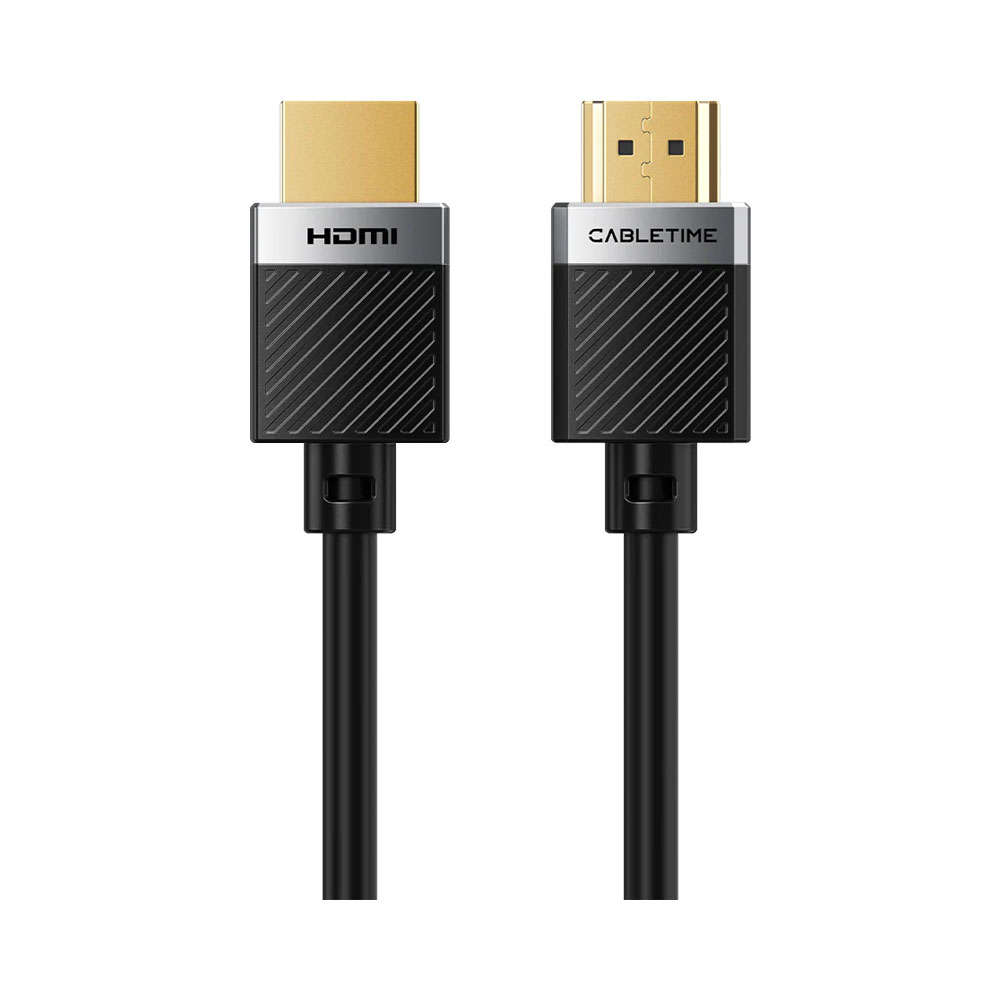 Cabletime - 4K 60Hz HDMI High-Speed Cable - 1.5 Meter -18Gbps Bandwidth - Cabletime - 4K 60Hz HDM...