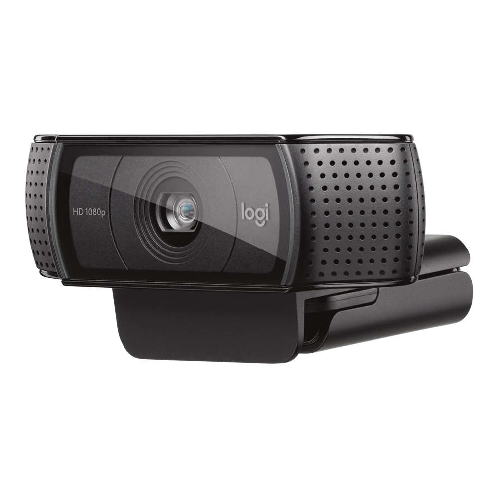 Logitech - C920 Hd Pro Webcam With Stereo Audio (960-001055) - Logitech - C920 Hd Pro Webcam With...