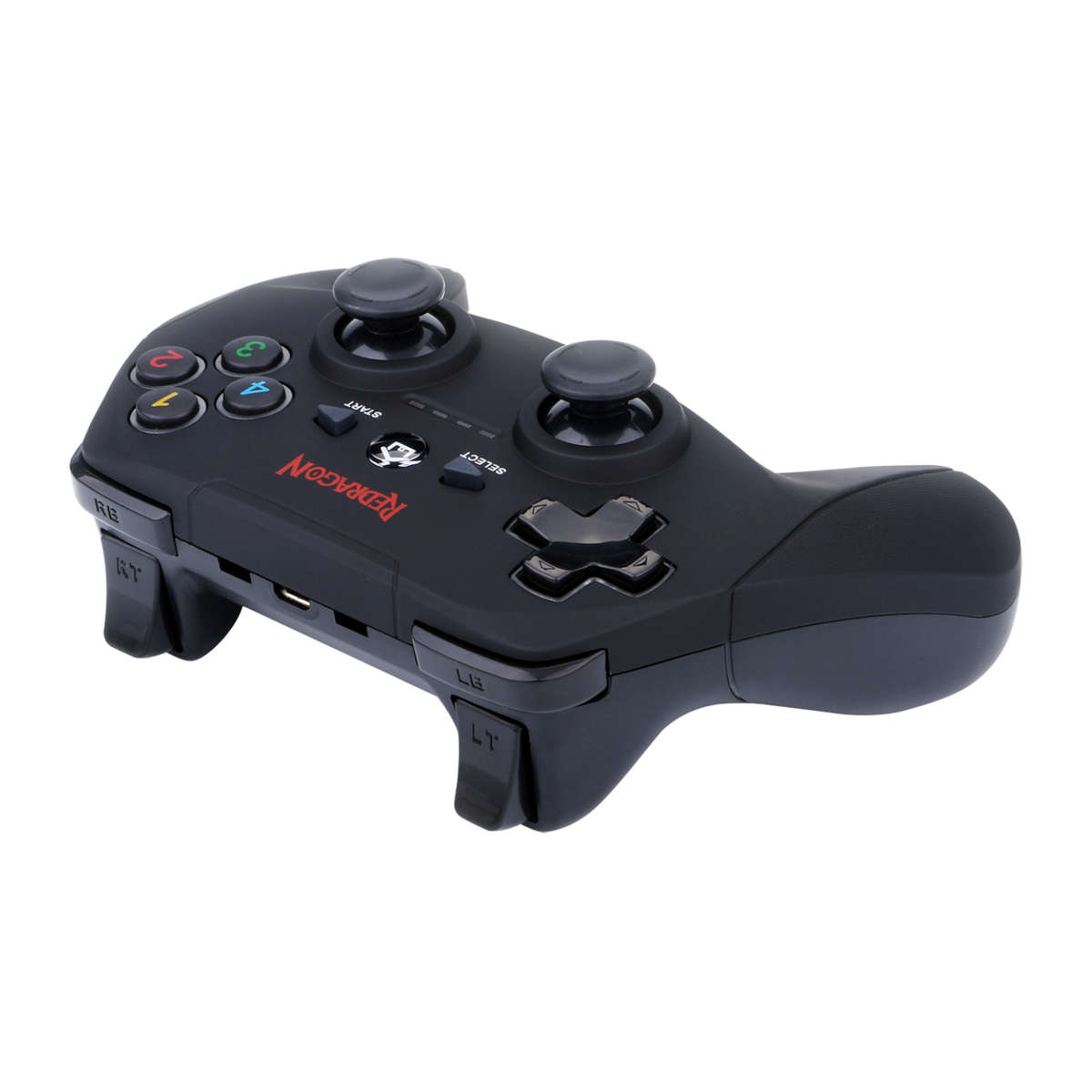 Redragon - Harrow Wireless PC Controller - Black - Redragon - Harrow Wireless PC Controller - Black