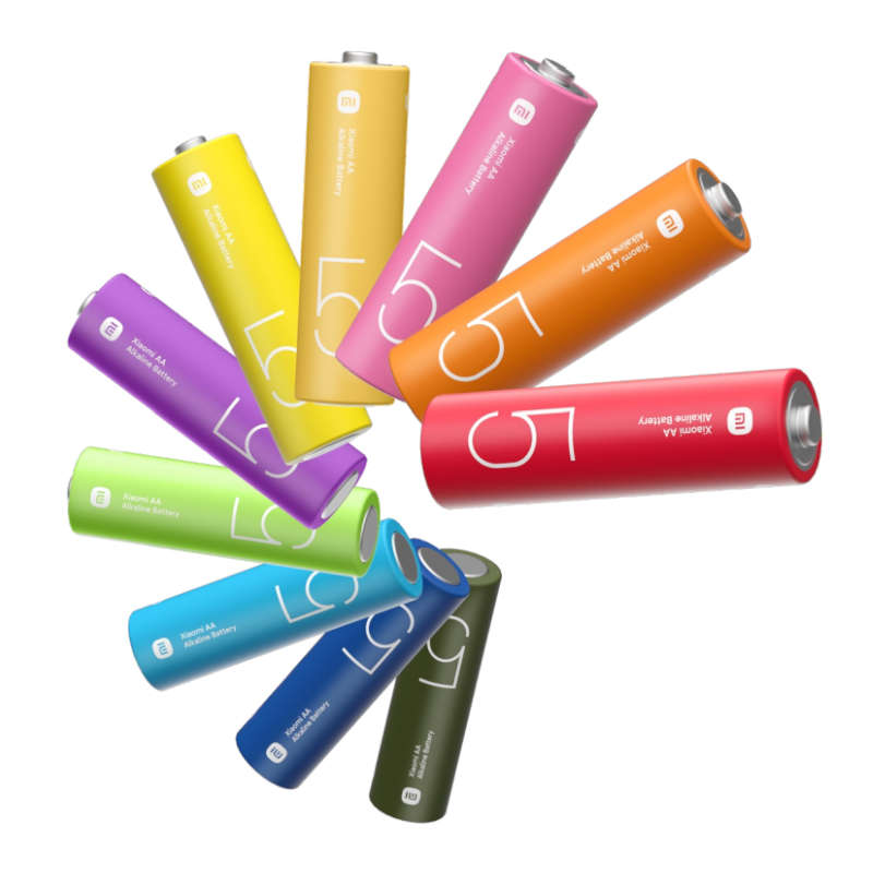 Xiaomi - Rainbow 5 AA Batteries - 10 Pack - Xiaomi - Rainbow 5 AA Batteries - 10 Pack