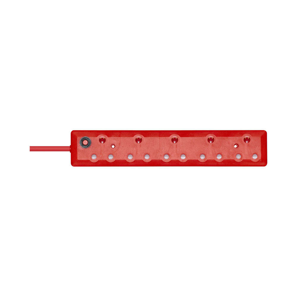 LinkQnet - 5-Port Dedicated Red Colour Multiplug 5X16A - LinkQnet - 5-Port Dedicated Red Colour M...