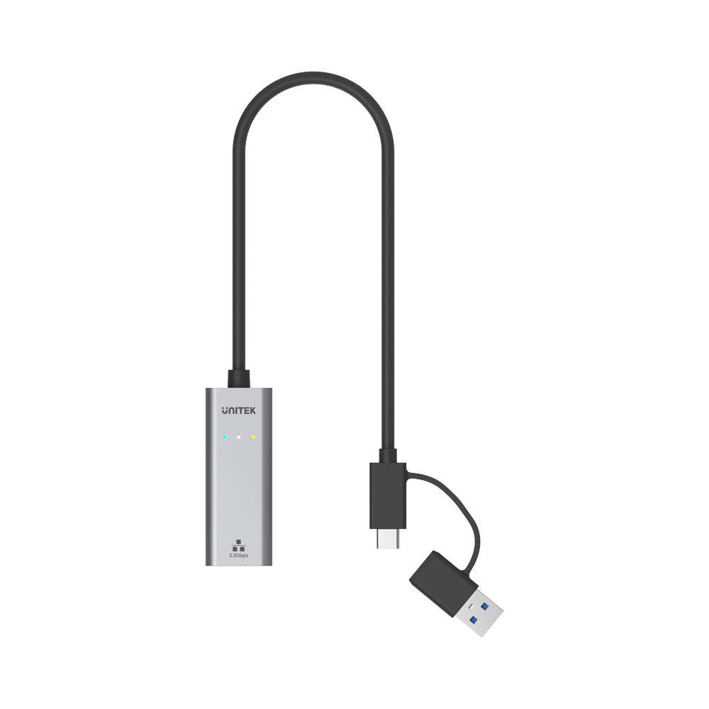 Unitek - Type-C To 2.5 Gigabit Eth Adapter(U1313C) - Unitek - Type-C To 2.5 Gigabit Eth Adapter(U...