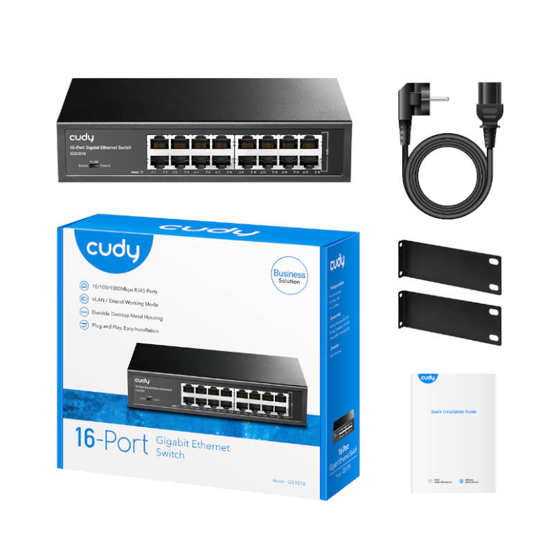 Cudy - 16-Port Gigabit Ethernet Switch - Cudy - 16-Port Gigabit Ethernet Switch