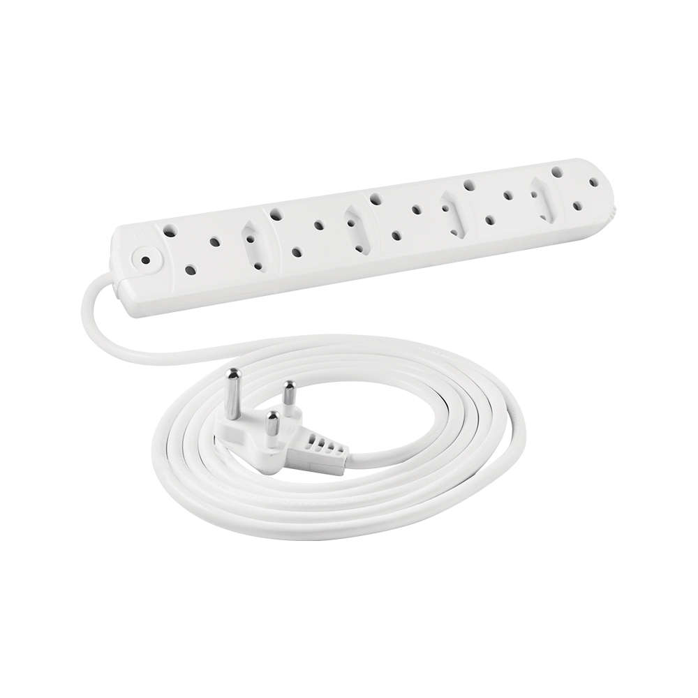Crabtree - 5 Port Multi Plug With, X5 15A,X4 6Amp, 5M Cord - Crabtree - 5 Port Multi Plug With, X...
