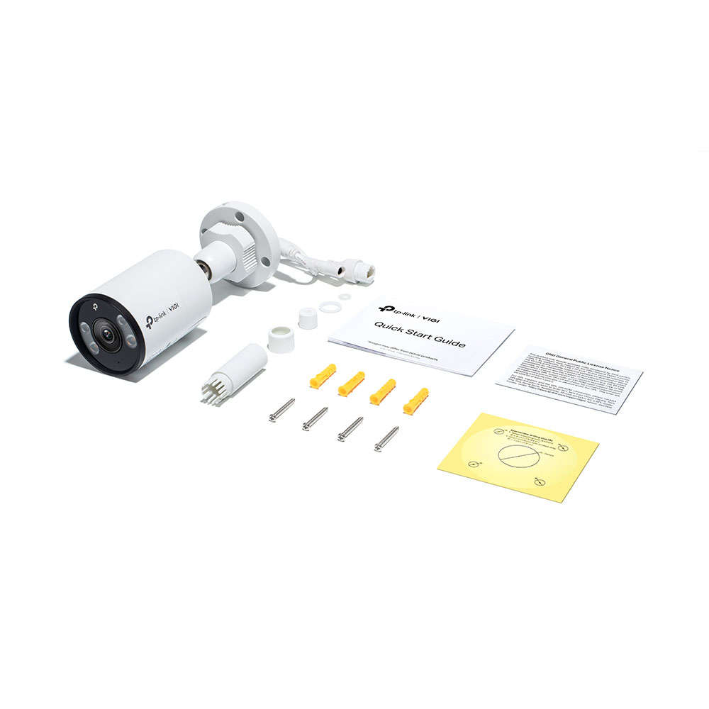 Tp-Link - Tp-Linkvigi Insight S385 8 MP Outdoor Full-Colour Bullet Network Camera (4mm Lens) - Tp...