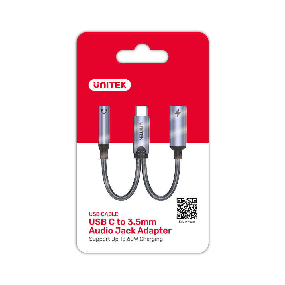 Unitek - Type-C to 3.5mm Audio Jack Adapter - Unitek - Type-C to 3.5mm Audio Jack Adapter