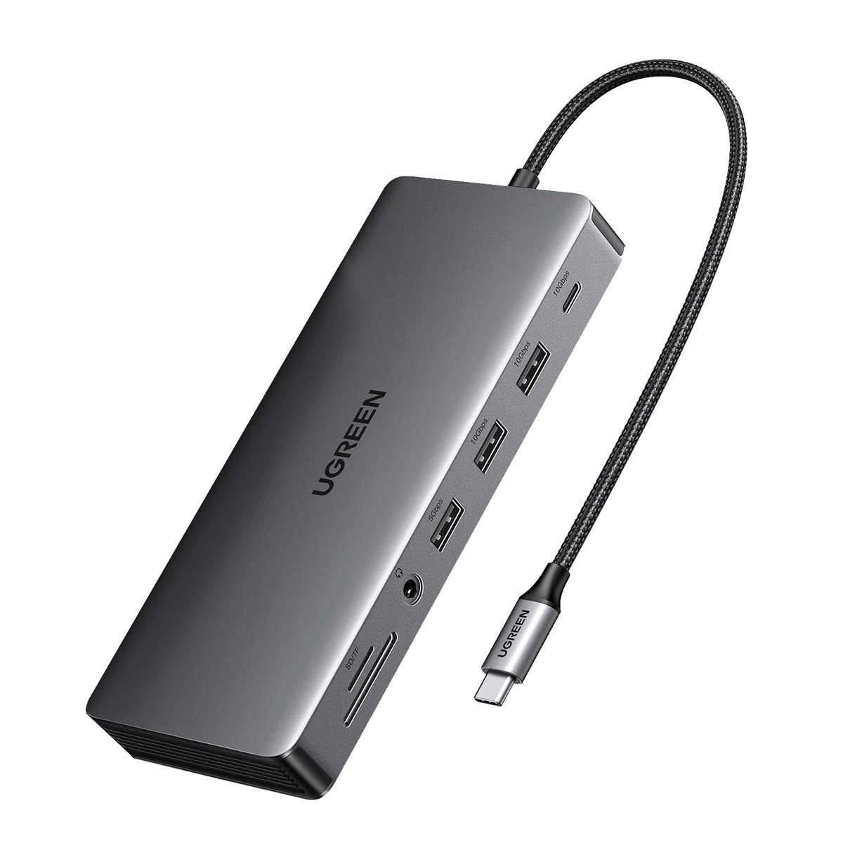 Ugreen - CM681 Revodok Pro 13-in-1 USB Type-C HDMI and DisplayPort Docking Station - Ugreen - CM6...