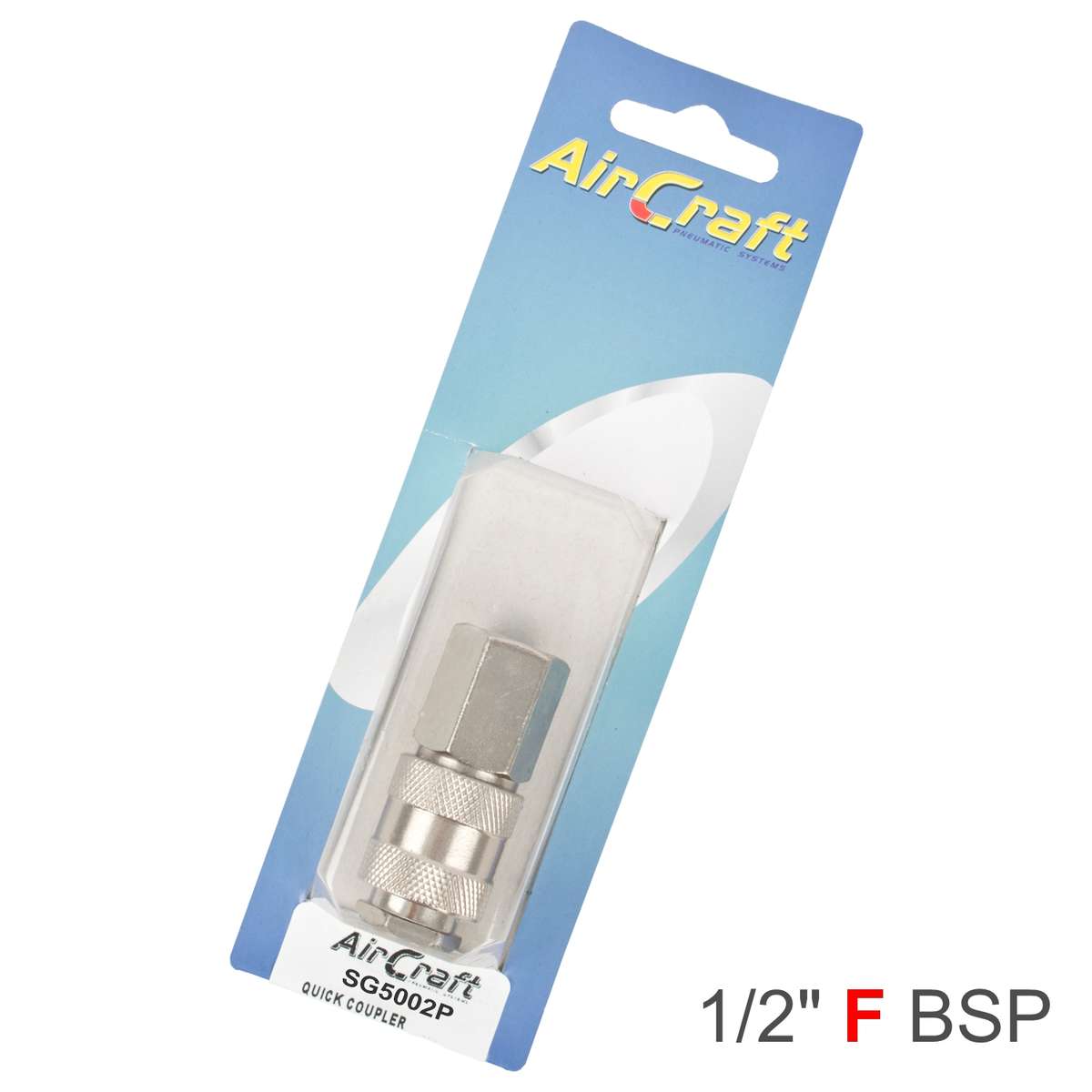 Air Craft - Quick Coupler Universal 1/2' Female 1Pc Pack - Air Craft - Quick Coupler Universal 1/...