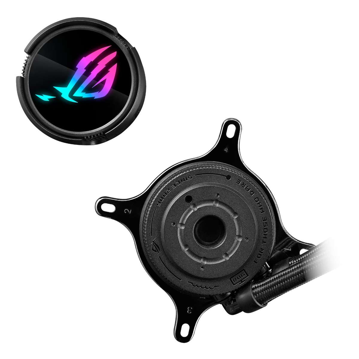 Asus - ROG Strix LC III 360 ARGB Liquid CPU Cooler - Black - Asus - ROG Strix LC III 360 ARGB Liq...
