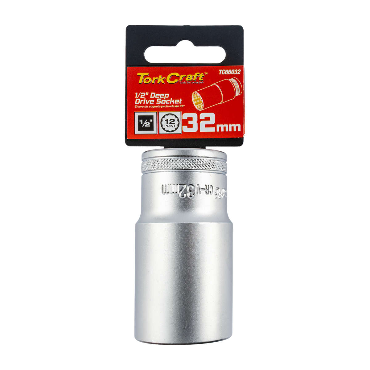 Tork Craft - Socket 32mm 1/2' Dr Deep Socket Crv 12 Point - Tork Craft - Socket 32mm 1/2' Dr Deep...