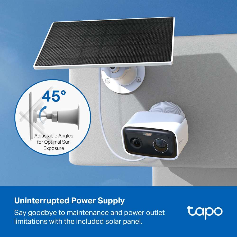 Tp-Link - Tapo C400 Kit 1080P Solar-Powered Wi-Fi Security Camera Kit - Tp-Link - Tapo C400 Kit 1...
