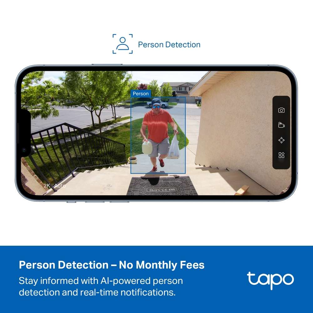 Tp-Link - Tapo C400 Kit 1080P Solar-Powered Wi-Fi Security Camera Kit - Tp-Link - Tapo C400 Kit 1...