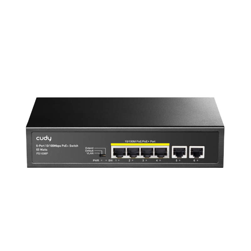 Cudy - 6-Port 10/100M PoE+ Switch - Cudy - 6-Port 10/100M PoE+ Switch