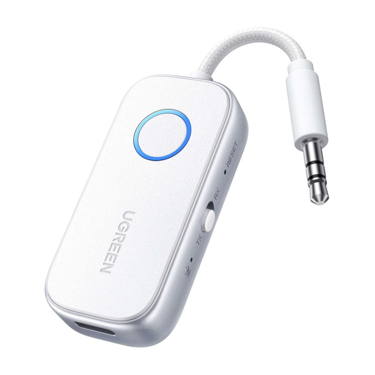 Ugreen 3.5mm Bluetooth 5.4 Audio Receiver/Transmitter - White - Ugreen 3.5mm Bluetooth 5.4 Audio ...