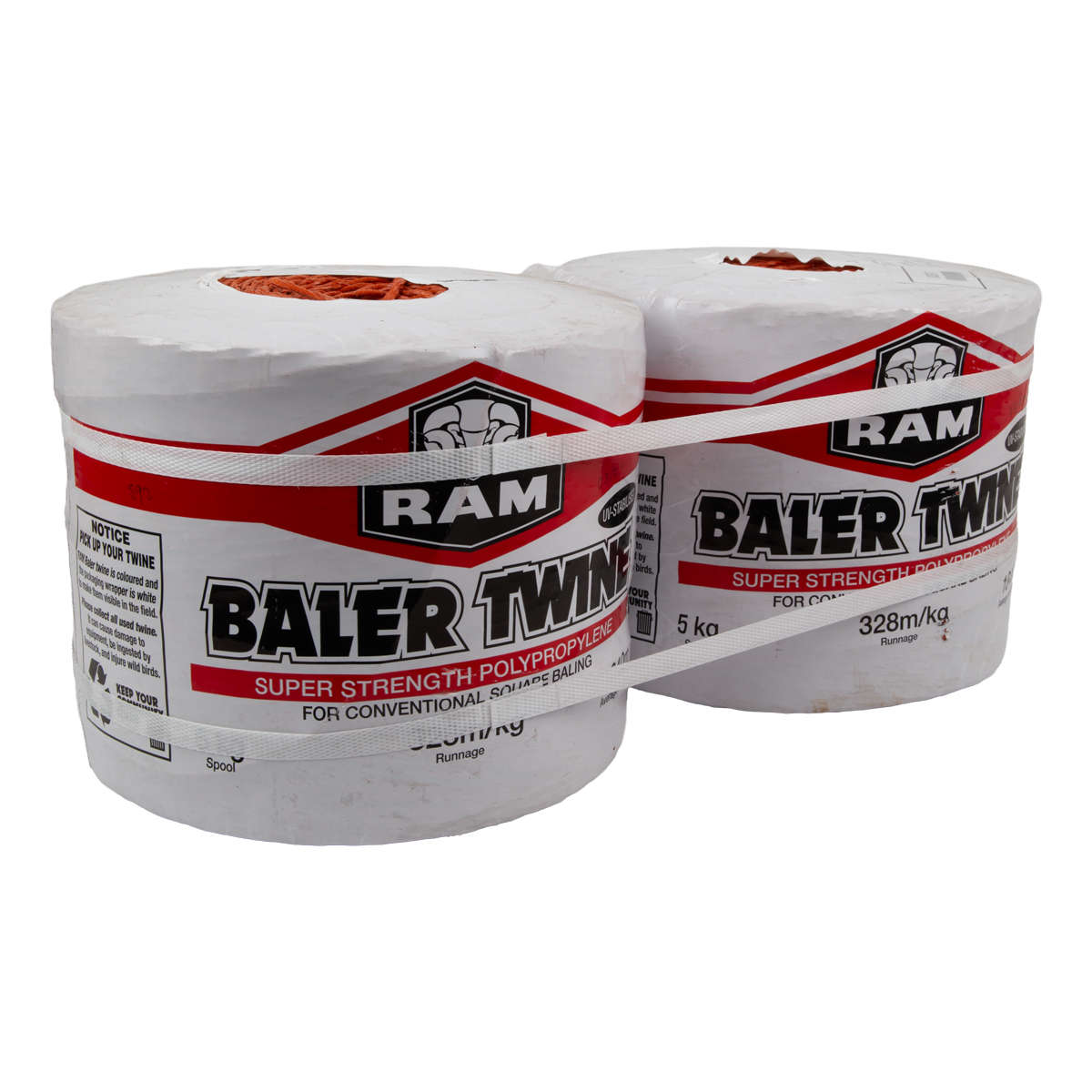 RAM - Baler Twine Polypropylene RAM Red 2X5kg - RAM - Baler Twine Polypropylene RAM Red 2X5kg