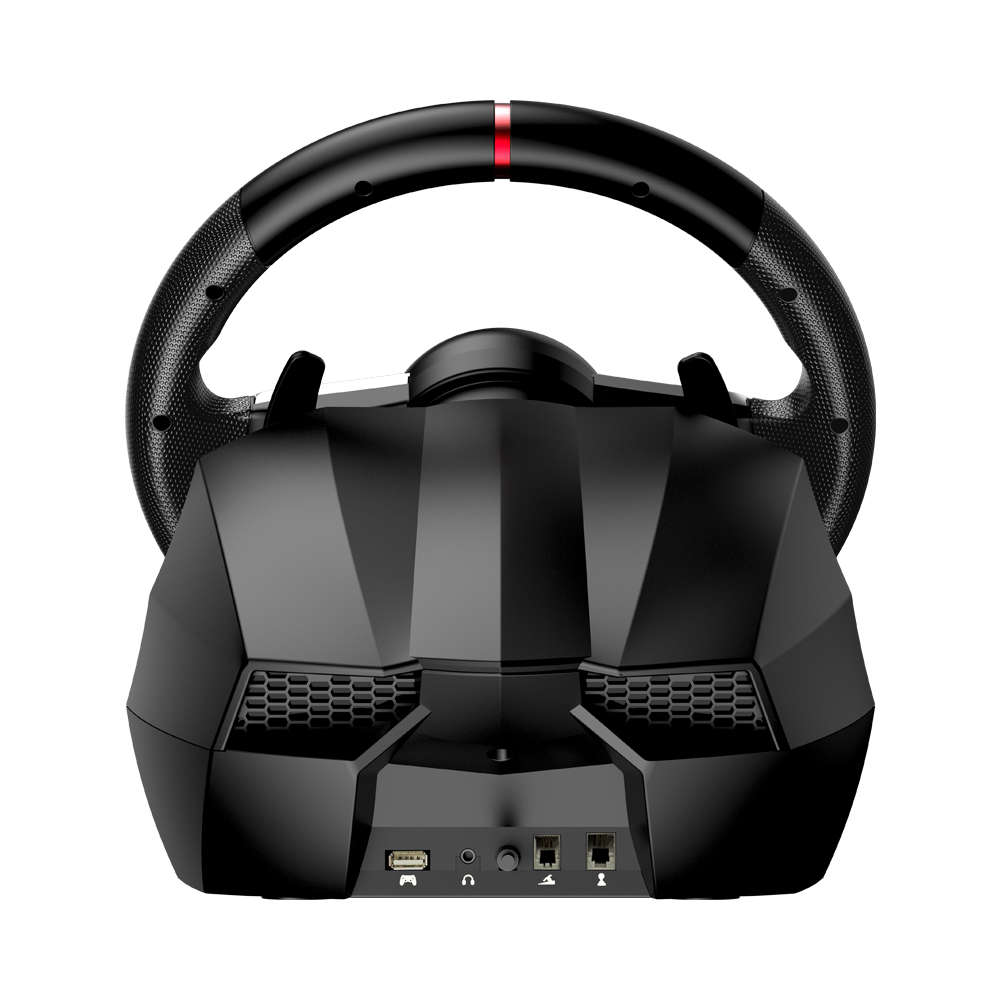 Genius - 6 Speed Wheel With Vibration - Blk - Genius - 6 Speed Wheel With Vibration - Blk