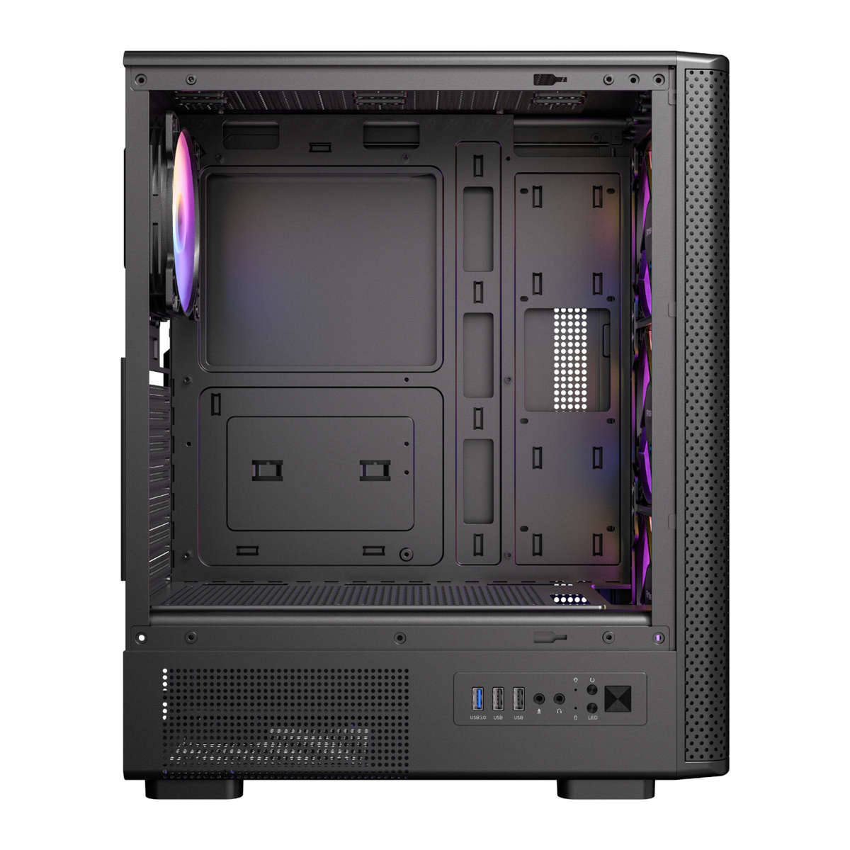 Antec - VX310 ARGB ATX Gaming Chassis - Antec - VX310 ARGB ATX Gaming Chassis
