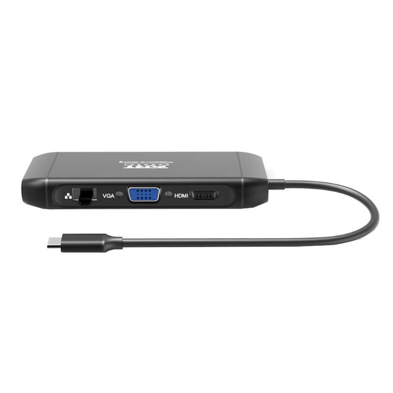 Port - USB Type-C 4 x USB3.1|1 x Aux|Micro+SD Card Reader|1 x RJ45|1 x HDMI|1 x VGA|1 x Type-C PD...