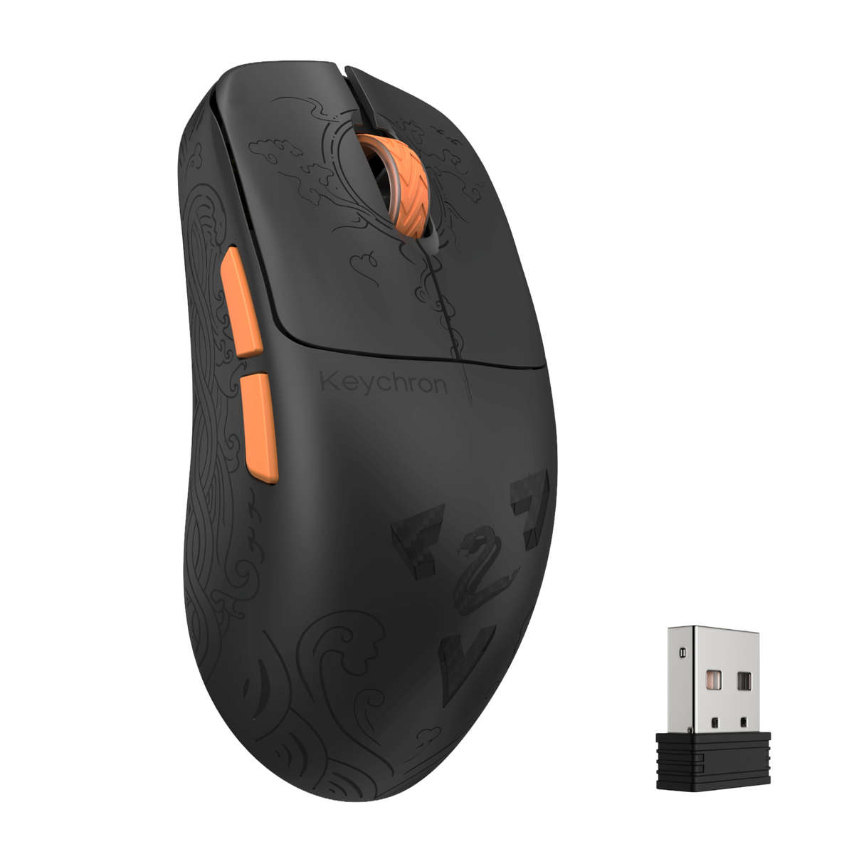 Keychron - G3 Ultra-Light Wireless Gaming Mouse - Black - Keychron - G3 Ultra-Light Wireless Gami...