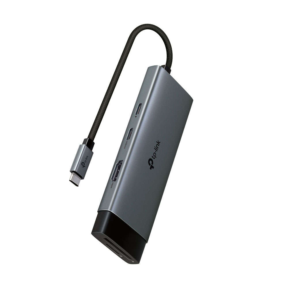 Tp-Link - UH7020C USB Type-C 7-in-1 Hub, 1xHDMI+1xSD+1xmicroSD+1xPD+1xTypeC/A - Tp-Link - UH7020C...