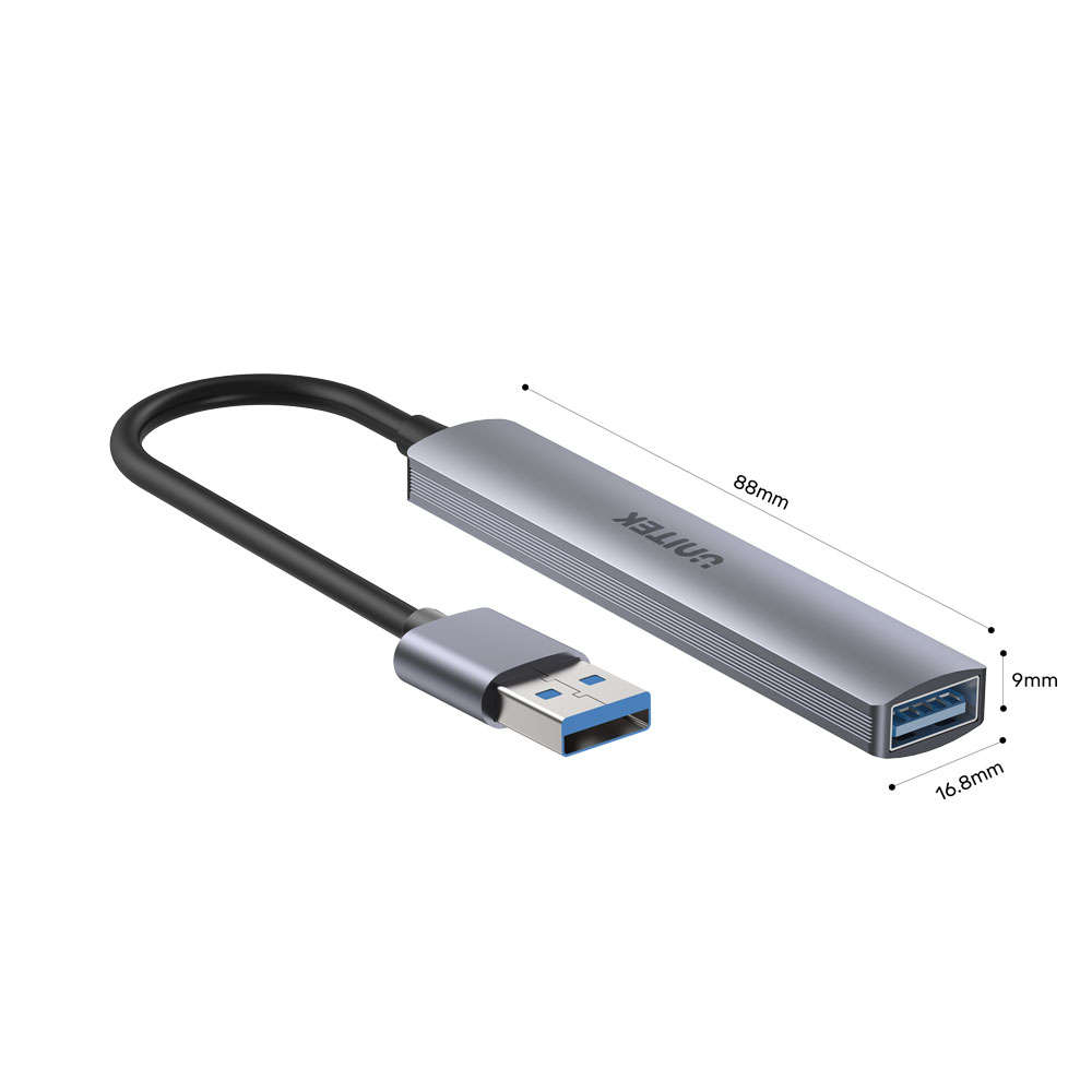 Unitek - 4-in-1 USB-A High Speed Multiport USB Hub up to 5 Gbps - Unitek - 4-in-1 USB-A High Spee...