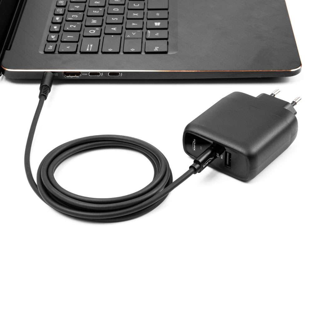 Delock - Charging Cable Type-C To Dell4.5X3.0mm Male - Delock - Charging Cable Type-C To Dell4.5X...