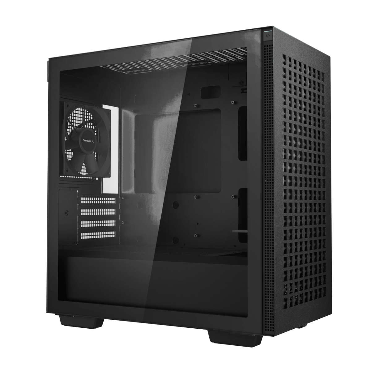 DEEPCOOL - CH370 Micro-ATX Gaming Chassis - Black - DEEPCOOL - CH370 Micro-ATX Gaming Chassis - B...