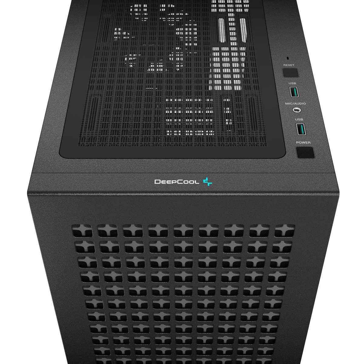 DEEPCOOL - CH370 Micro-ATX Gaming Chassis - Black - DEEPCOOL - CH370 Micro-ATX Gaming Chassis - B...