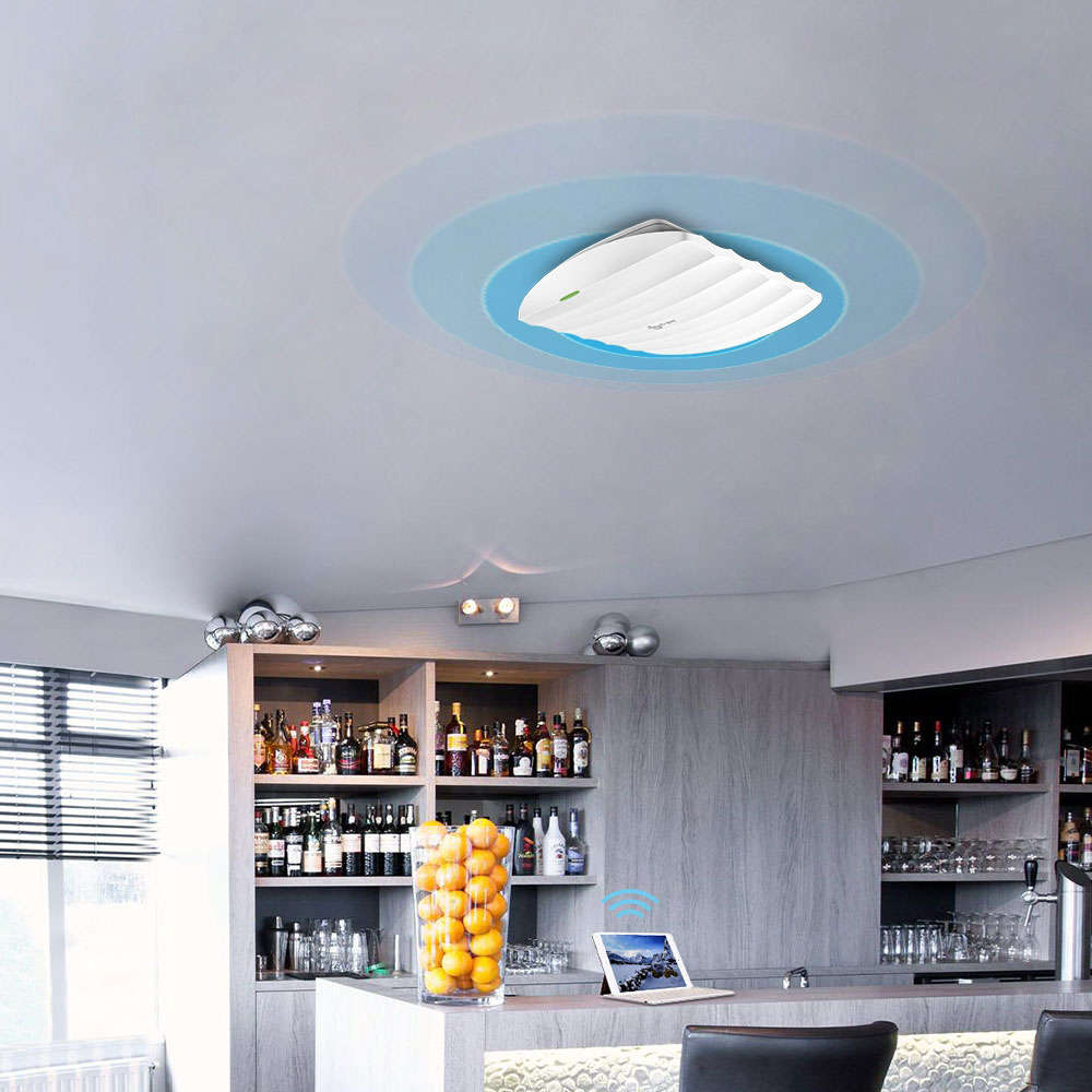 Tp-Link - EAP115 300Mbps Wireless N Ceiling Mount Access Point with PoE & App - Tp-Link - EAP115 ...