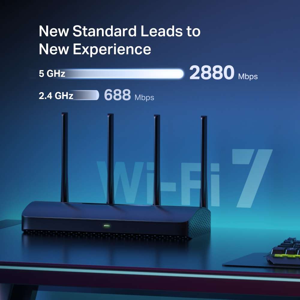 Mercusys - Mr27Be Be3600 Dual-Band Wi-Fi 7 Router With 2.5Gbps Ethernet - Mercusys - Mr27Be Be360...