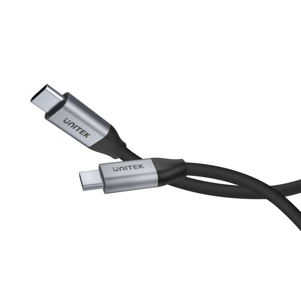 Unitek - C14091Abk 2M Full-Featured Type-C Cable Supporting 4K @60Hz, 5Gbps Data Transfer And Max...