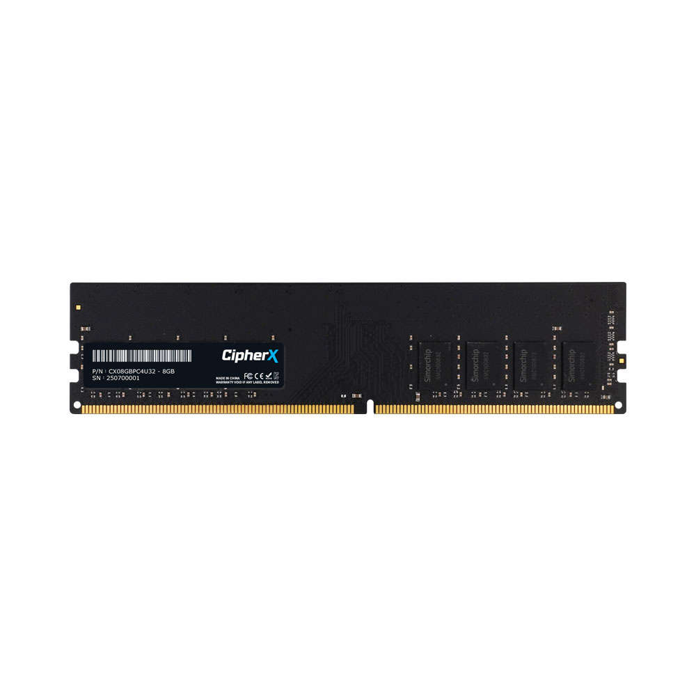 CipherX - 8Gb DDR4 Udimm Desktop Memory - CipherX - 8Gb DDR4 Udimm Desktop Memory