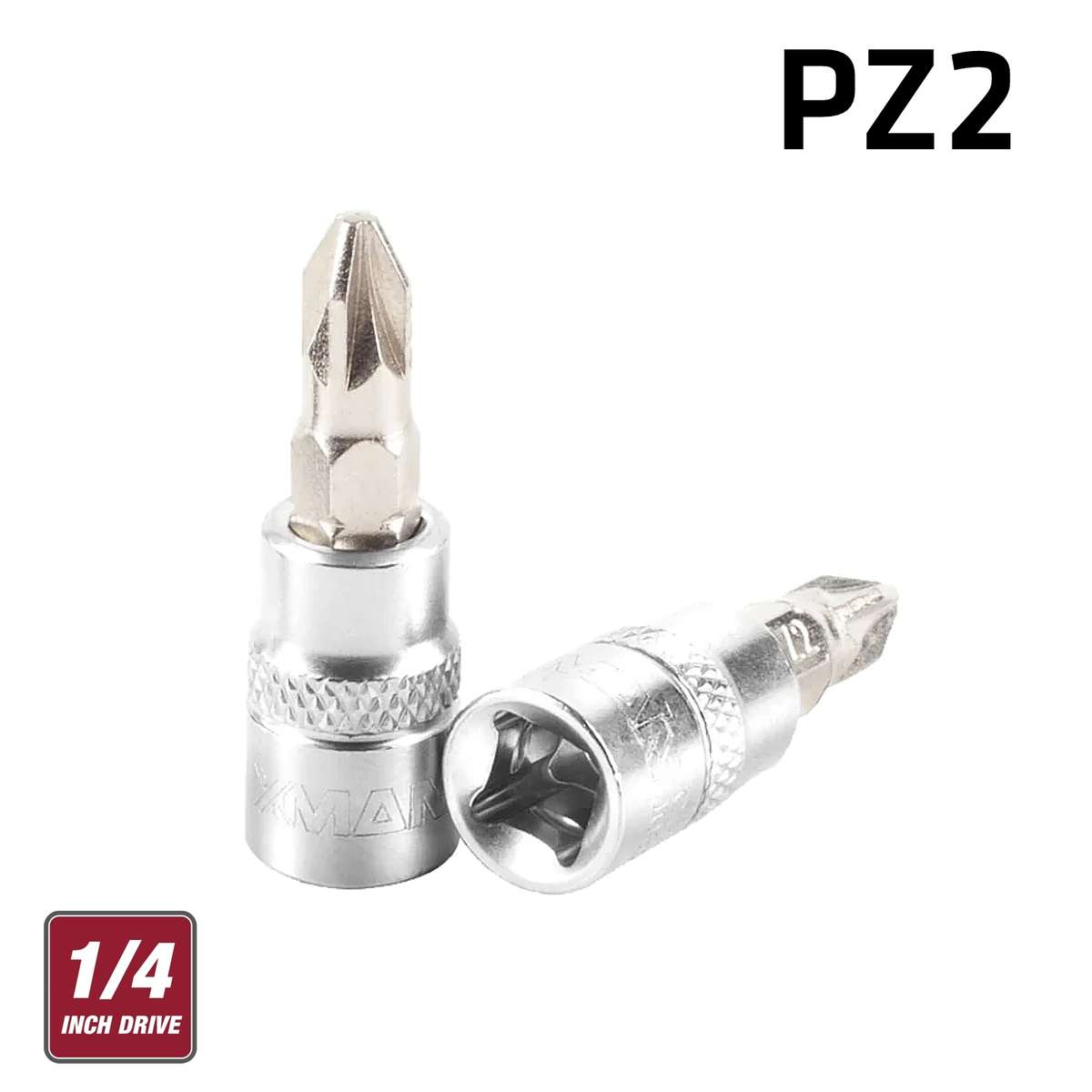FIXMAN - 1/4' Dr.bit Socket Pz2 Pozi Screwdriver Bit - FIXMAN - 1/4' Dr.bit Socket Pz2 Pozi Screw...