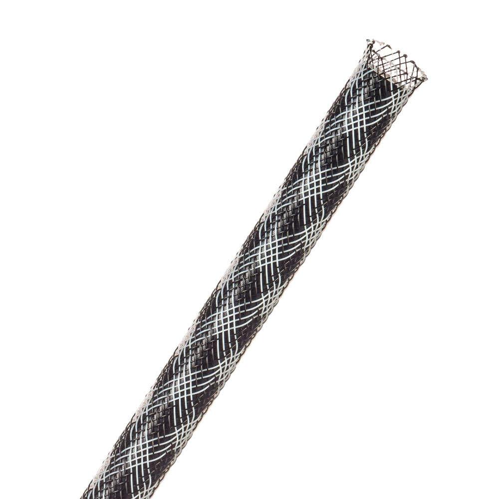 Techflex - 1M Bundle Braid 6.4mm Checkered Flag (Ptn0.25Cf) - Techflex - 1M Bundle Braid 6.4mm Ch...