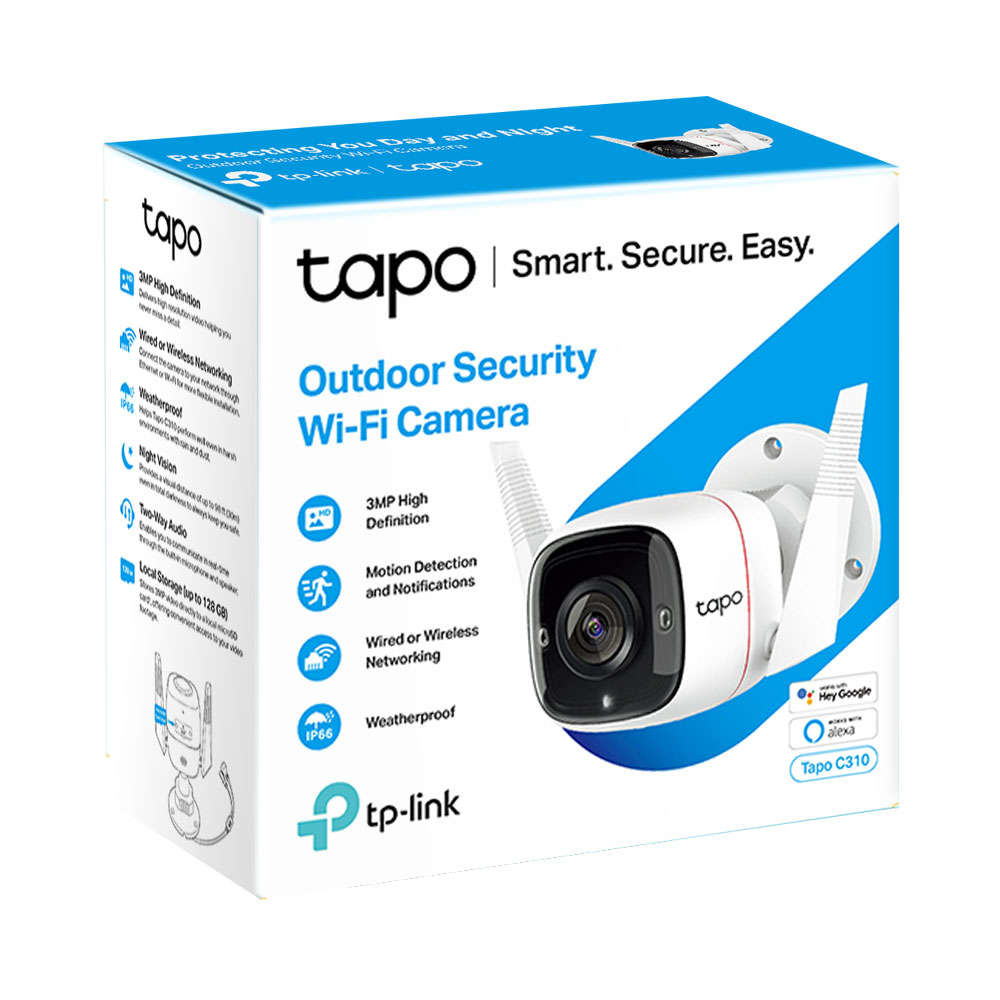 Tp-Link - Outdoor Security Wi-Fi Camera 1 Pack - Tp-Link - Outdoor Security Wi-Fi Camera 1 Pack