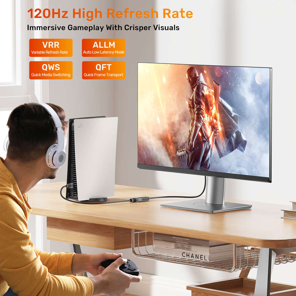 Unitek - C11091A 2M 8K HDMI 2.1 Extension Cable - Unitek - C11091A 2M 8K HDMI 2.1 Extension Cable