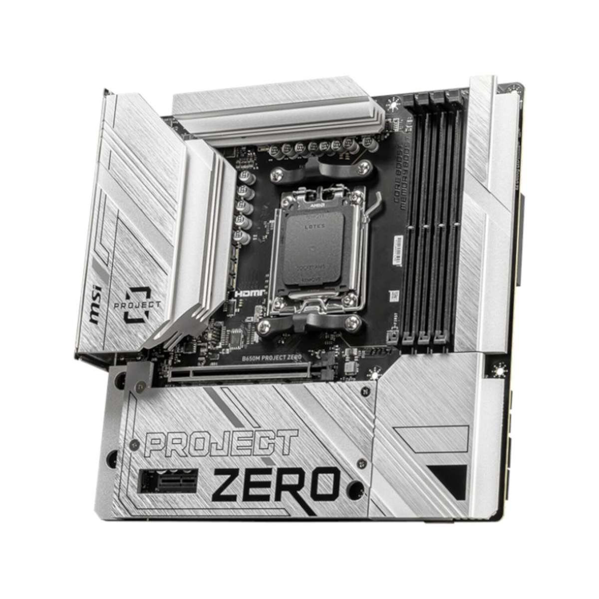 MSI - B650M Project Zero MotherBoard - MSI - B650M Project Zero MotherBoard