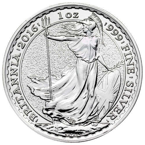 2016 1 oz British Silver Britannia Coin two available