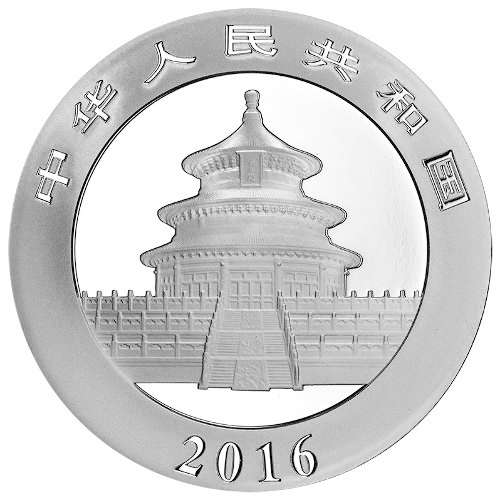 2016 30 Gram Chinese Silver Panda Coin (BU) Encapsulated