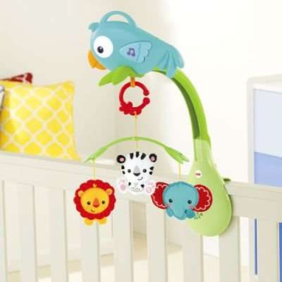 Fisher Price Rainforest Friends 3-In-1 Musical Mobile