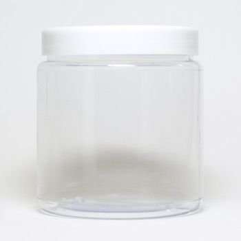 JAS Empty Plastic Jar with Lid 300ml
