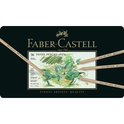 Faber Castell Pitt Pastel Pencil Set (Metal Tin)(36 Pencils)