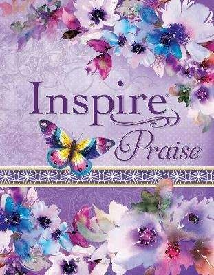 Inspire Praise Bible (Butterfly & Flowers) (Leather / fine binding)
